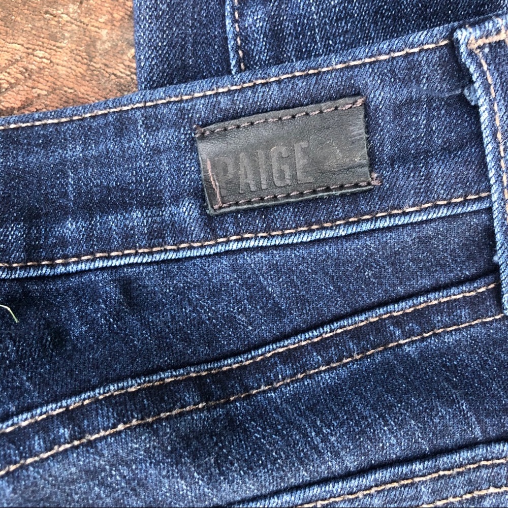 Paige dark wash Verdugo crop jeans size 25 - Picture 7 of 8